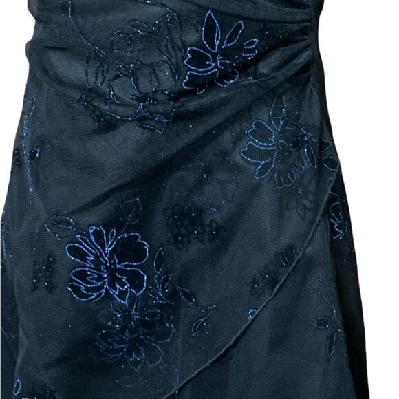 Onyx Nite Strapless Formal Dress Black Size 6 - Picture 9 of 14